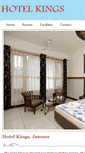 Mobile Screenshot of hotelkingsjammu.com